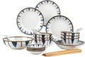 Elegant Dinnerware Set Dinner Plates Bowls Set 28-Pieces Kitchen Ceramic Dinnerware Set Service For 6 Salad Bowls Plates Set Dishes/Table Service For Snack Salad Dess