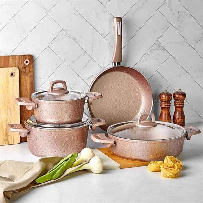 Cookware Cookware Set Pan With Lid Cutlery Collection Cookware Cutlery Cookware Nonstick Kitchen Supplies