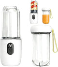 Personal Portable Blender USB Rechargeable Cordless Electric Juicer Cup with Lid &amp Powerful Blending for Smoothies Gym Travel Kitchen