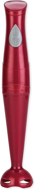 EUROSTAR EH401R 2-Speed Immersion Hand Blender with Detachable Shaft Red