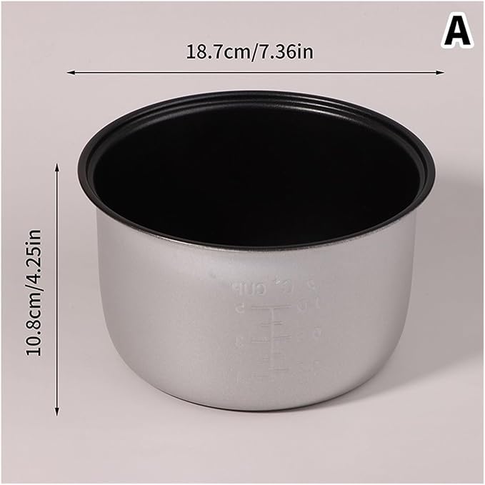 Electric Rice Cooker Inner Pot 2L/3L Non Stick Pot Inner Pot Electric Pressure Cooker Inner Pot(A)