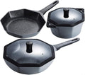 Cookware 4 Piece Pot Set Household Non Stick Pot Cooker Wok Suit Kitchen Pots and Pans Cookware Set
