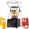 2L Electric Commercial BlenderBlender for Shakes and Smoothies with Soundproof Cover Fruit Juicer Smoothie Maker67 Oz Countertop 2200-Watt Base and Total Crushing Technology