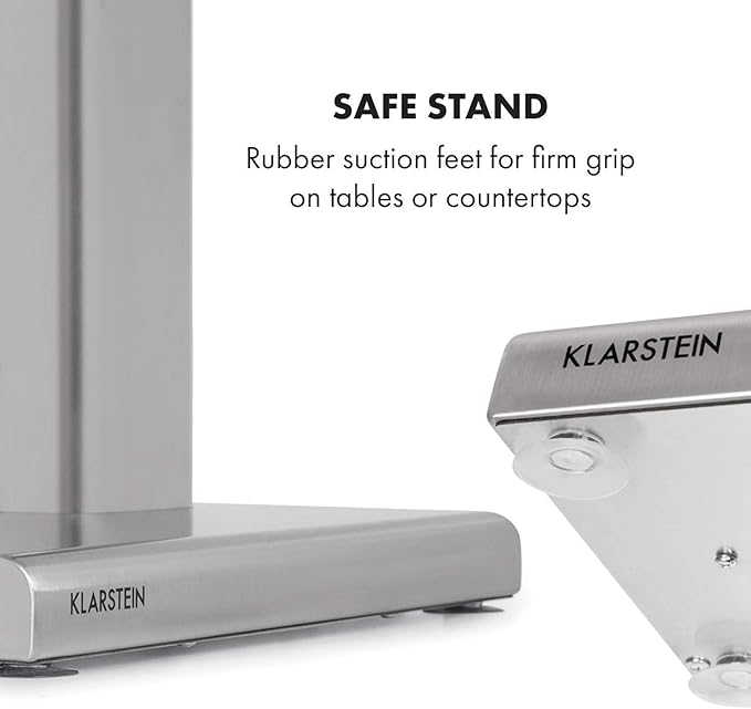 Klarstein Kraftpaket Pro Drink Mixer + Accessories Mixer Doppio Silver