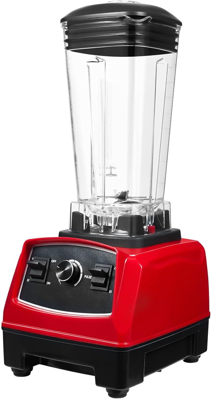 Professional Smoothie Blender 2200W Electric Blender with 6-edge Blade 68oz BPA Free Jar Small Smoothie Blender with Low Noise for Milkshakes Smoothies Sauces Fresh Juices