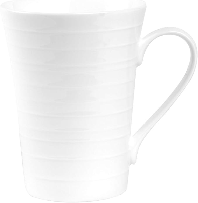 Stone lain Bone China Round Swirl Design 32 Piece Dinnerware Set White