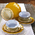 Mandala Melamine 12-Pc. Dinnerware Set