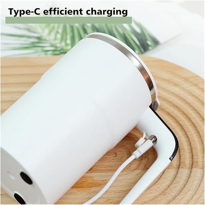 Self Stirring Coffee Mug Automatic Mixing Cup Touch Control Digital Temperature Display 304 Stainless Steel Multifunctional Mixing CupElectric Stirring Cup