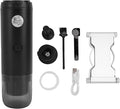 Portable Coffee Maker 19bar Rechargeable Cordless Travel Coffee Maker with Aluminum Dripper Stand 2 Brewing Modes Long Battery Life for Hiking Office Home Kitchens