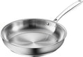 Redchef Large Stainless Steel Frying Pan Heavy Duty Uncoated Skillet for Searing Steak Induction Ready Cookware with Even-Heat Base Oven Safe &amp Dishwasher Safe 11 Inch