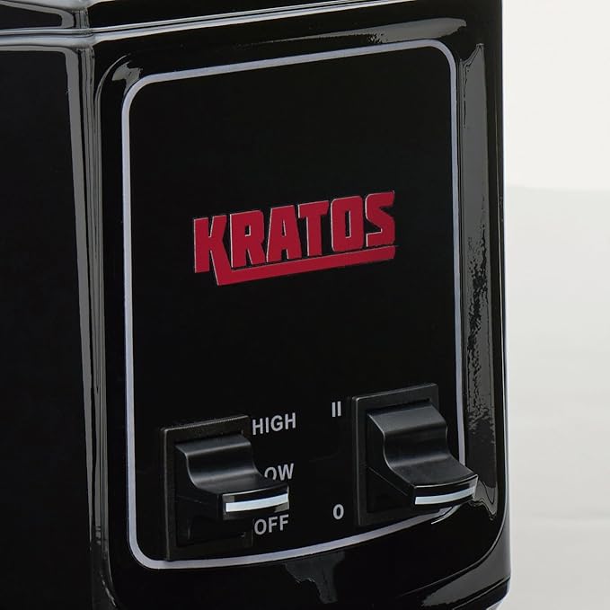 Kratos Commercial 2 HP Blender with Toggle Controls Pulse Feature 48 Oz. Jar 120V 1500W 5-15P Plug Black Countertop Professional Blender (29B-002)