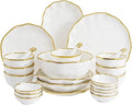 Ceramic Dinnerware Sets Bowl Plates Noodle Bowl Steak Plate Household Ceramic Tableware Combination(31pcs set)