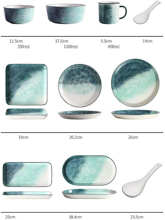 Elegant Dinnerware Set Dinner Plates Bowls Set Luxurious Dinnerware Full Service Set Dinner Salad Appitizer Dessert Plate Bowls Gift Idea For Any OccasionA