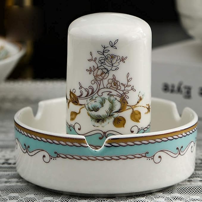 Dinnerware Sets Dish SetCeramics56-Piece Set Fine Bone China Porcelain Bowl and Plate Set Kitchen Tableware Gift