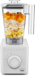 Professional Ice-Crushing Countertop Blender with Auto Blend Technology 1400 Watt High-Performance Motor 64 Oz Glass Pitcher 10 Variable Speed Settings Pulse Function Stainless Steel Blades for S