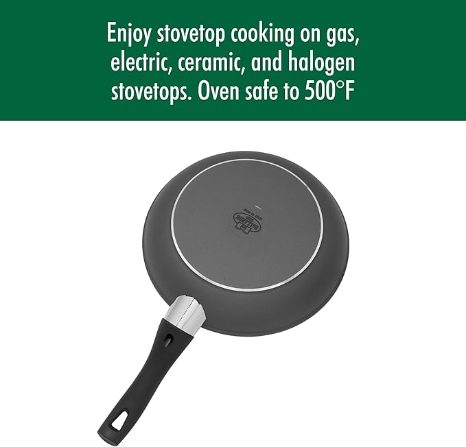 BALLARINI Parma Arezzo by HENCKELS 10-pc Nonstick Pots and Pans Set Dutch Oven Made in Italy  Durable and Easy to cleanBlack