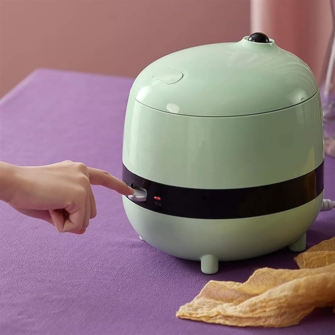 Mini Cute Rice Cooker Household Non-Stick Rice Cooker One-Key Cooking and Automatic Heat Preservation for 1-2 People 1.2L-200WYellow (Yellow)