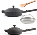 Our Place Always Pan Duo - Bundle | Multi-Functional Cookware Set Replaces 20 Pieces | Char