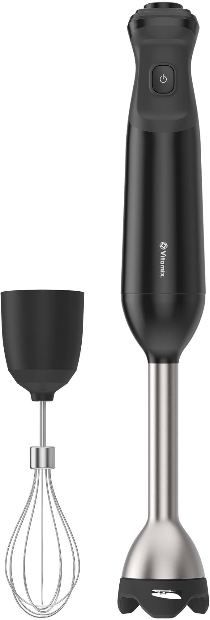 Vitamix 2-Speed Immersion Blender + Whisk Attachment Professional-Grade Hand Blender with 350-Watt Motor and Stainless-Steel Blade Black