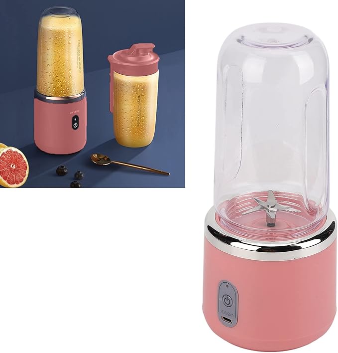 Automatic Juicer Cup Portable Home Blender Juicer Cup Small Rechargeable Juicer Cup Automatic Multifunctional Juicer (B)