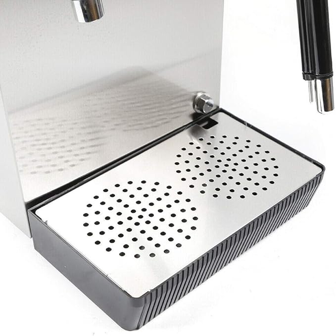 2500W Professional Espresso Coffee Machine 2.1Gal Steam Water Boiling Machine LED Display 360° Water Valve Coffee Machine for Tea Restaurant Equipment