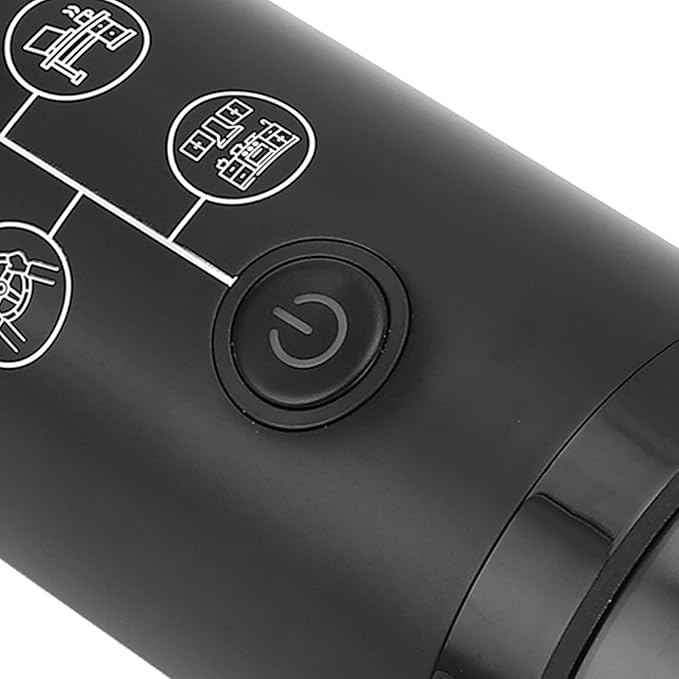 Acouto Portable Electric Capsule Coffee Maker Cordless Rechargeable Coffee Machine with 17 Bar Pressure for Home and Outdoor Use (Black)