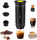 Portable Coffee Maker 3-in-1 Espresso Machine for Travel 20 bar Mini Coffee Maker Compatible with Ground Coffee &amp Capsule for Car RV Hiking Camping Office Travel Espresso Maker