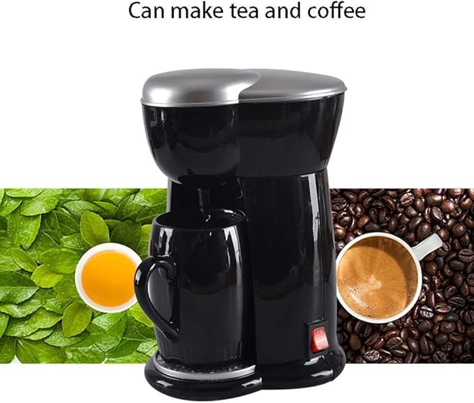 Coffee Machine Single Coffee Machine-Power:300 Watts140 Ml Water TankWashable Drip TrayActive Foam NozzleRemovable Water TankFood Grade PPfor espresso cooker