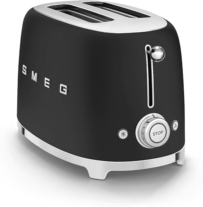 Smeg TSF01BLMEU 950 W Toaster - Black