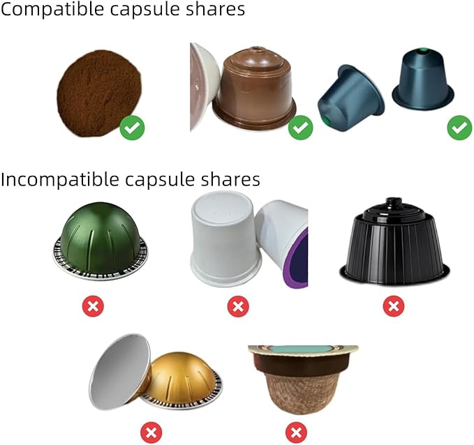 Portable Espresso Maker Coffee Maker with 80ml Water Tank 7500mAh Rechargeable Battery USB Charging Mini Espresso Machine for Travel Camping Hiking Office