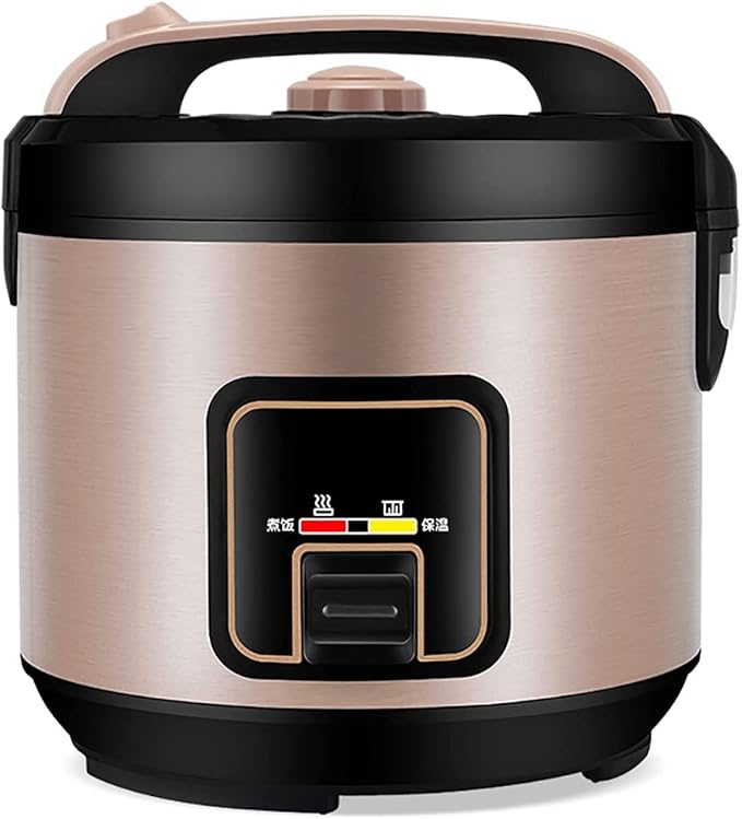 Rice Cooker with Steamer Non-Stick Inner Pot Intelligent Insulation Make Rice &amp Steam Healthy Food &amp Vegetables(5L) ()