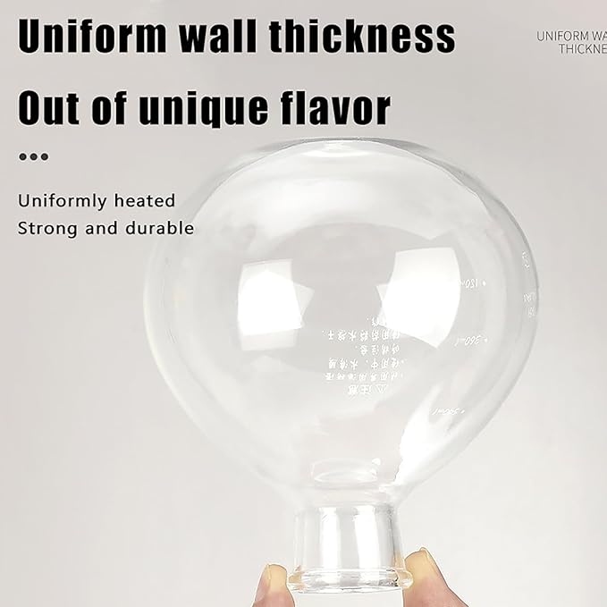 Siphon Coffee Maker Glass Siphon Vacuum Coffee Maker with Metal Base 3-5 Cup Vacuum Glass Siphon Pot Percolators Heat Resistant Glass and Long Service Life for Office Home Cafe