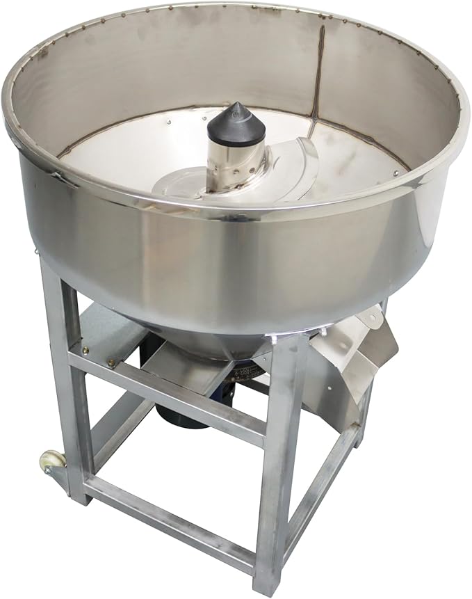 110lbs Dry Powder Mixer Blender Feed Mixer Blender Mixing Machine Dry&ampWet Particle 201 Stainless Steel 110v 3kw