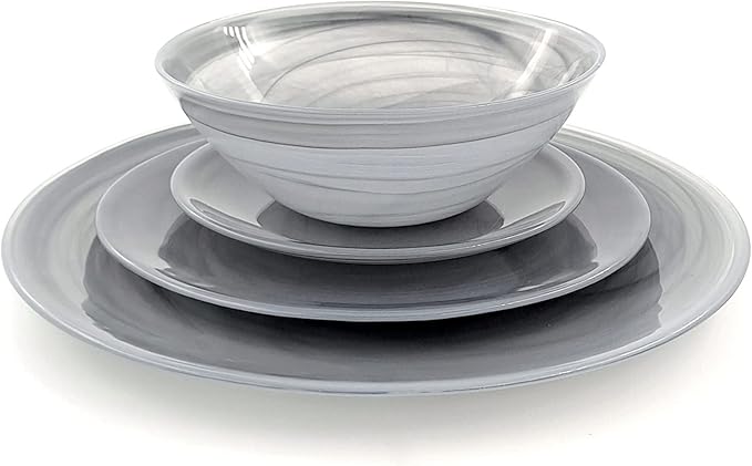 NUAGE 16PC Dinnerware Set Graphite