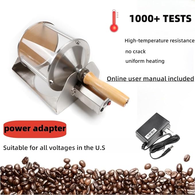 Coffee Roaster Household Gas Coffee Roaster Machine Coffee Bean Baker Coffee Bean Roaster Machine For Cafe Shop/Home 13V 3A