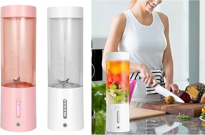 Small USB Rechargeable Blender Fruit Juicers Rechargeable Fruit Juicer Portable Blender IPX8 ABS Portable Electric Juicer