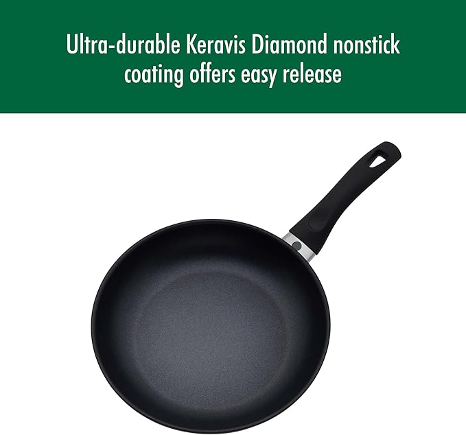 BALLARINI Parma Arezzo by HENCKELS 10-pc Nonstick Pots and Pans Set Dutch Oven Made in Italy  Durable and Easy to cleanBlack