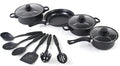 Non Stick Pots and Pans Sets 13-Piece Cookware Set with Frying Pans Saucepan Lid Spoon Spatula and More