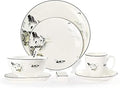 Dinnerware Sets Dish Set Bone China Ceramic Bowls Plates Cups and Saucers Landscape Painting Style Tableware Set New Chinese Style Dinner Set