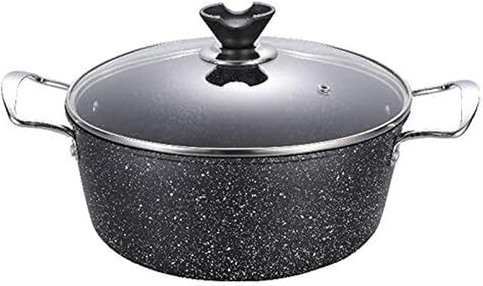 RUVOO Cookware Set Pots and Pans 2 Pcs Cookware Set Kitchen Soup Saucepan Thickened with Lid Soup Pot Kitchen Supplies Kitchen Cooking Set