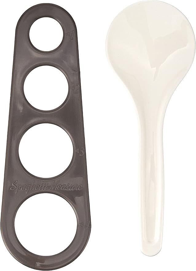 Prep Solutions by Progressive Microwaveable Rice and Pasta Cooker-17 Piece Set Includes Measuring Spoons and Cups Rice Paddle Steaming Insert Pasta Measurer and Locking Lid-12 Cup Capacity BPA FREE
