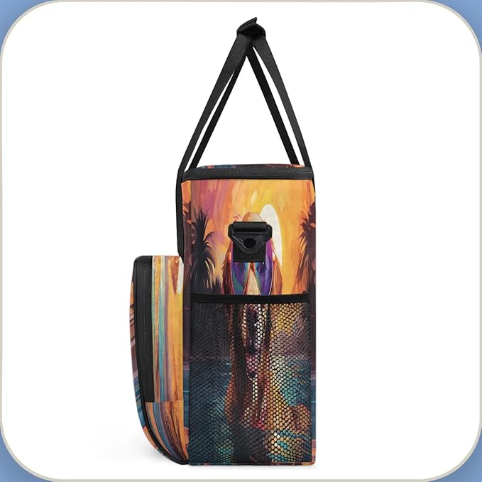 Summer Dog Coffee Maker Travel Bag for K-Mini or K-Mini Plus Single Serve Coffee Brewer Portable Storage Tote Case for Tarvel