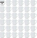 Stoneware Wide Rim Commercial Grade Dinnerware Bright White Mug 8.5oz Case of 36