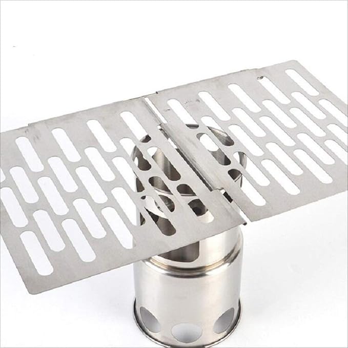 Stainless Steel Folding Barbecue Net Portable BBQ Picnic Accessories Size:L 35.8x20CM Cookware Set Cookware Picnic Boiler Cookware