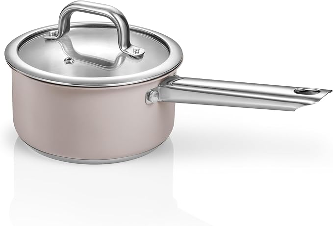Tescoma Delight Taupe Saucepan Set of 8
