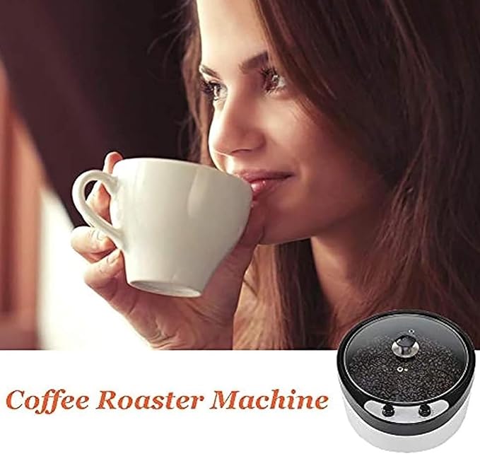 Electric Coffee Roaster - 750g Capacity Household Coffee Bean Burner - With Timer And Temperature Adjustable Coffee Maker - Bow Stir Coffee Maker