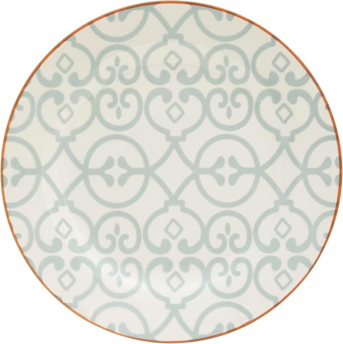 Baum-Essex - Dinnerware Sets 16 Piece Dish Set for 4 Beautiful Home Decor includes Dinner Plates Salad Plates Bowls and Mugs (Manchester Sky)