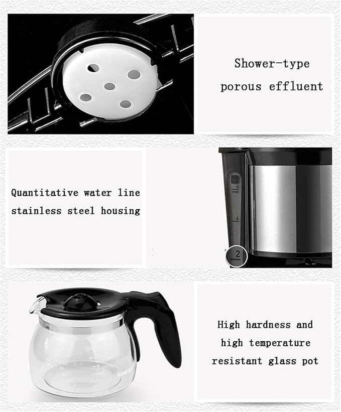 Coffe Maker Coffee Machine With Grinder Automatic Coffee Machine Powder Drip Coffee Maker Small Freshly Ground Coffee Machine Coffee Grinding Integrated 20240311