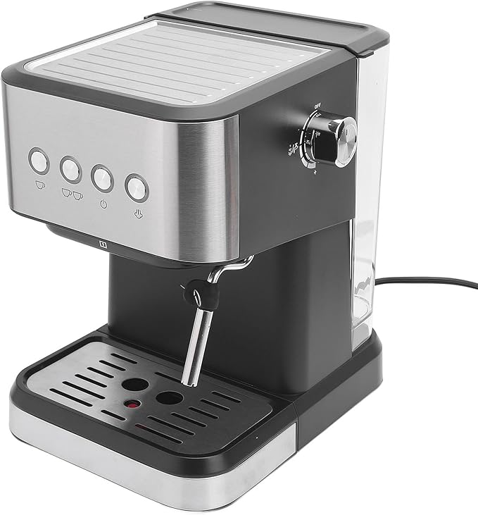 Yoidesu Semi Automatic Coffee Maker Compact Coffee Machine 20Bar Coffer Maker with Milk Frother Steam Wand Quick Preheat 1.5L Water Tank for Cappuccino Latte (US Plug 110v)
