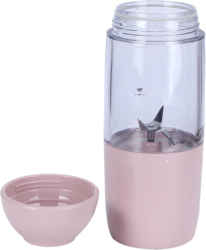 Electric Juicer Portable Handheld 380ml with 4 Blades 4000mAh Battery USB Charging - High Speed 20000RPM Power - Off Protection Ideal for Travel and Daily Use
